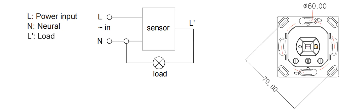 Connection-wire diagram